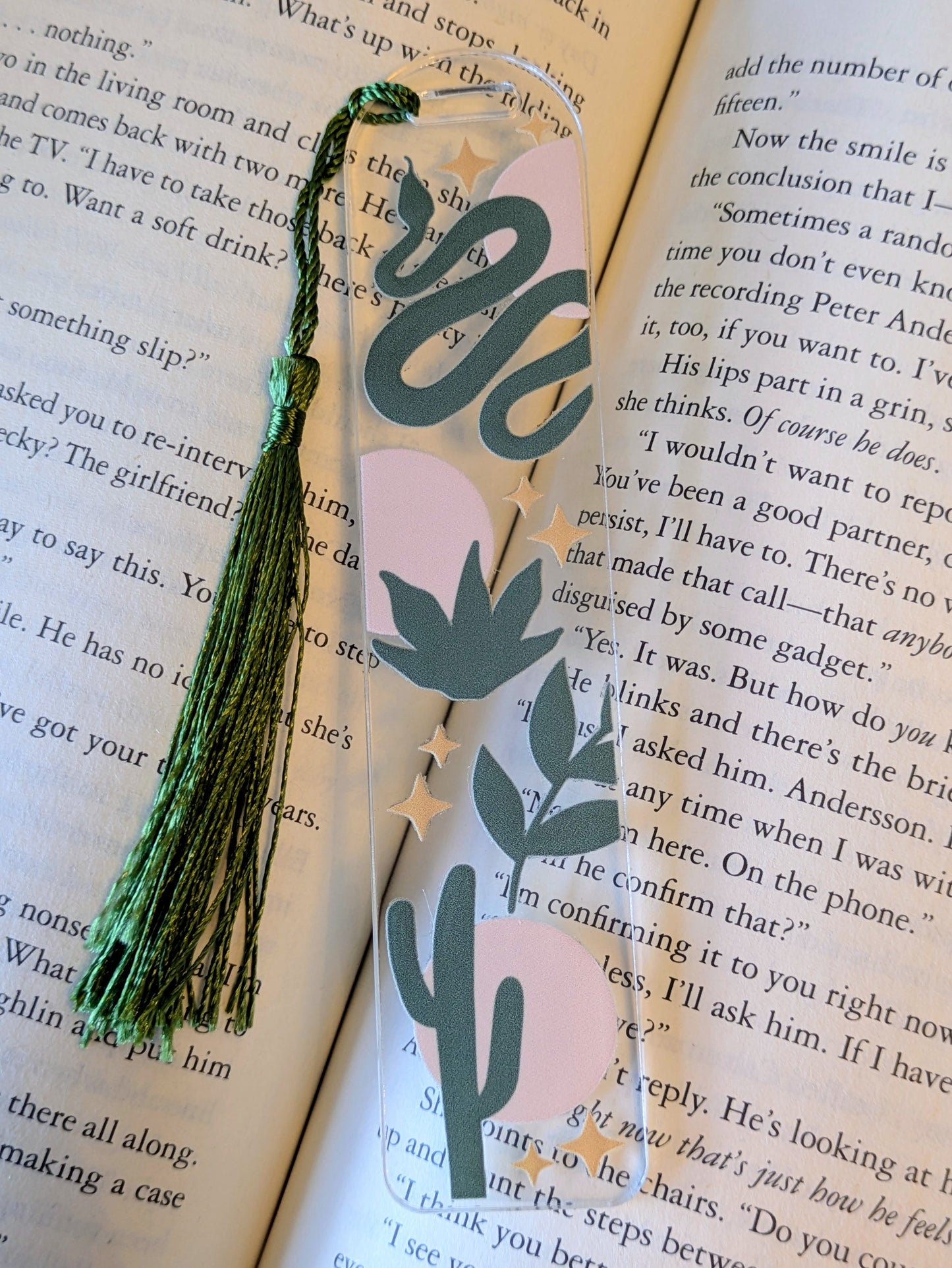 Boho Desert Acrylic Bookmark