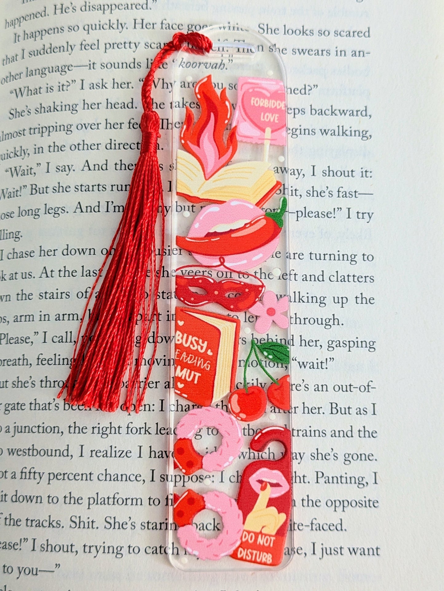 Reading SMUT Acrylic Bookmark