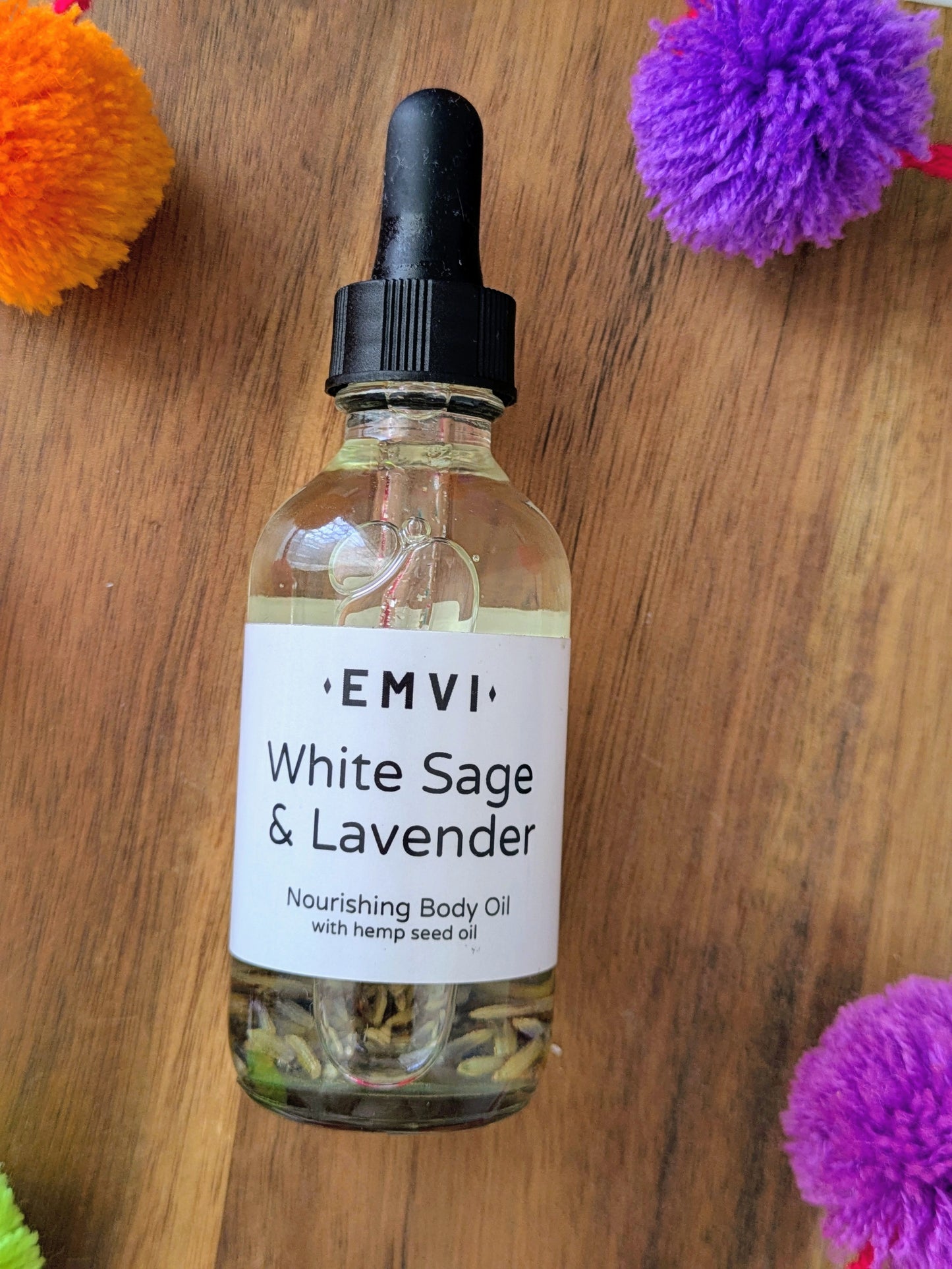 White Sage & Lavender Nourishing Body Oil