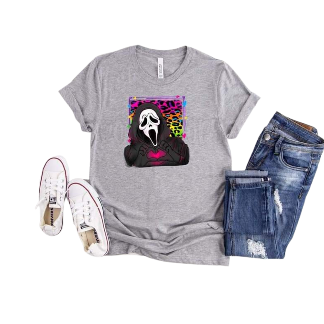 Ghost Face Leopard Tee