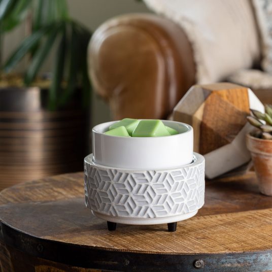 Stone Hexagon 2-In-1 Classic Wax Warmer