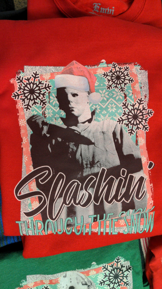 Slashin' through the snow Sweatshirt