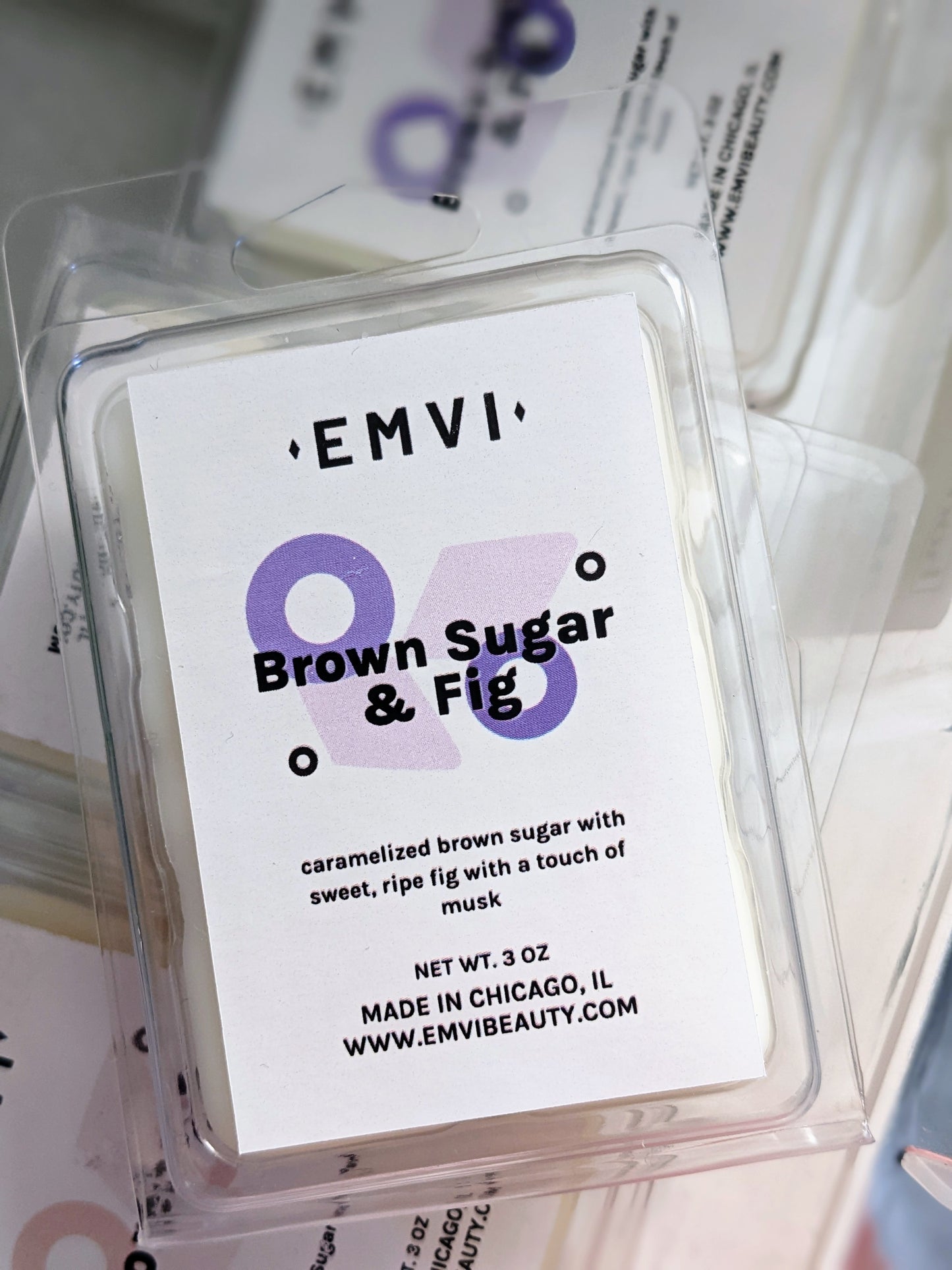 Brown Sugar & Fig Wax Melt Clamshell