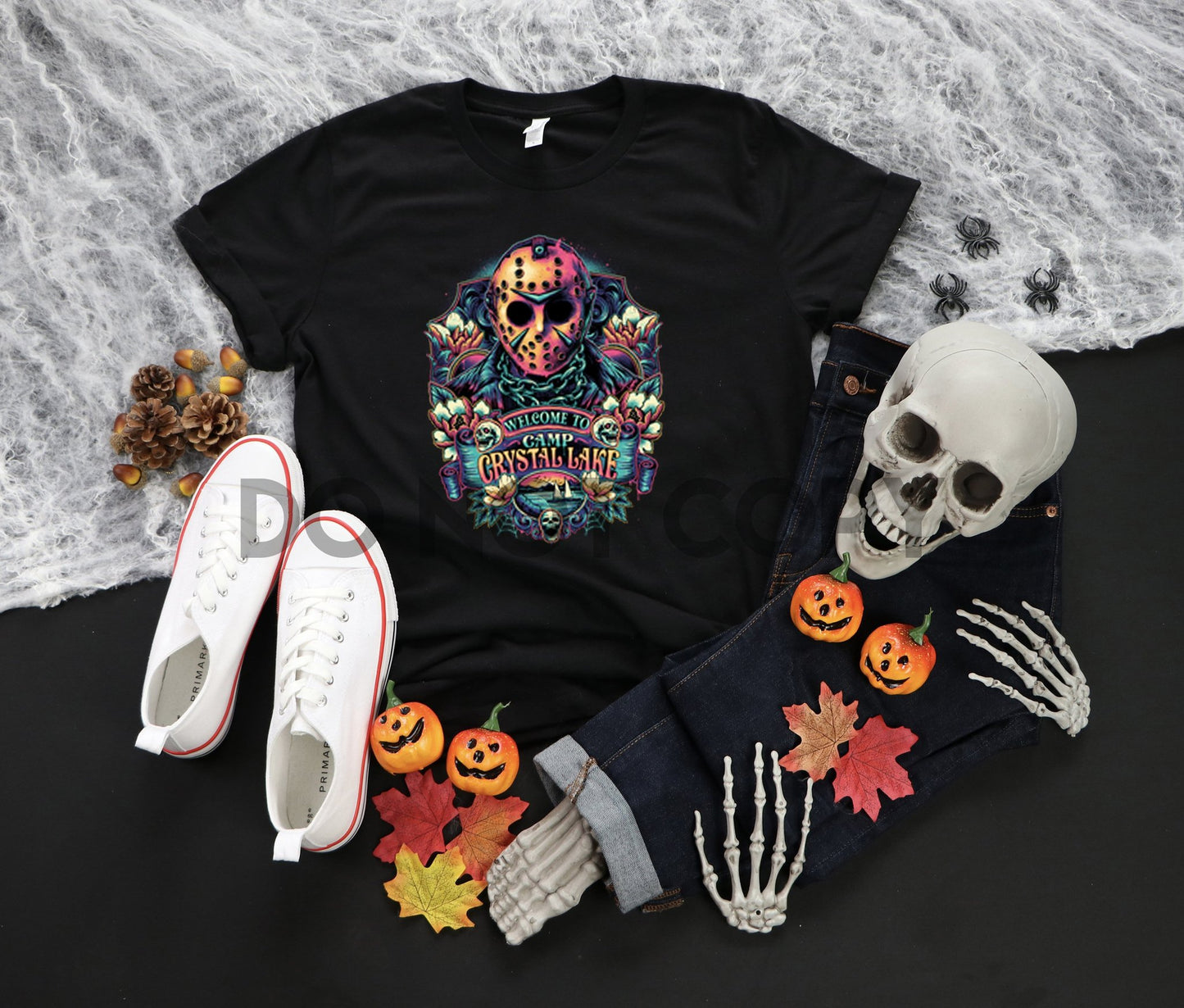 Welcome to Camp Crystal Lake Black Tee