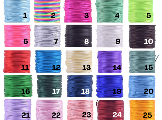 Custom Beaded Name - Adjustable Macramé Bracelet