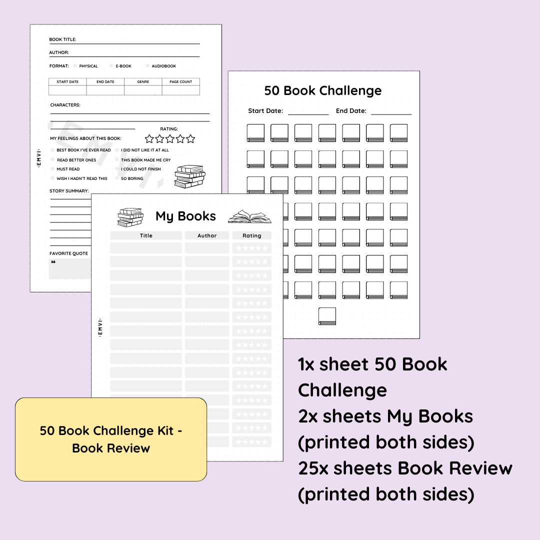 Reading Challenge Journal