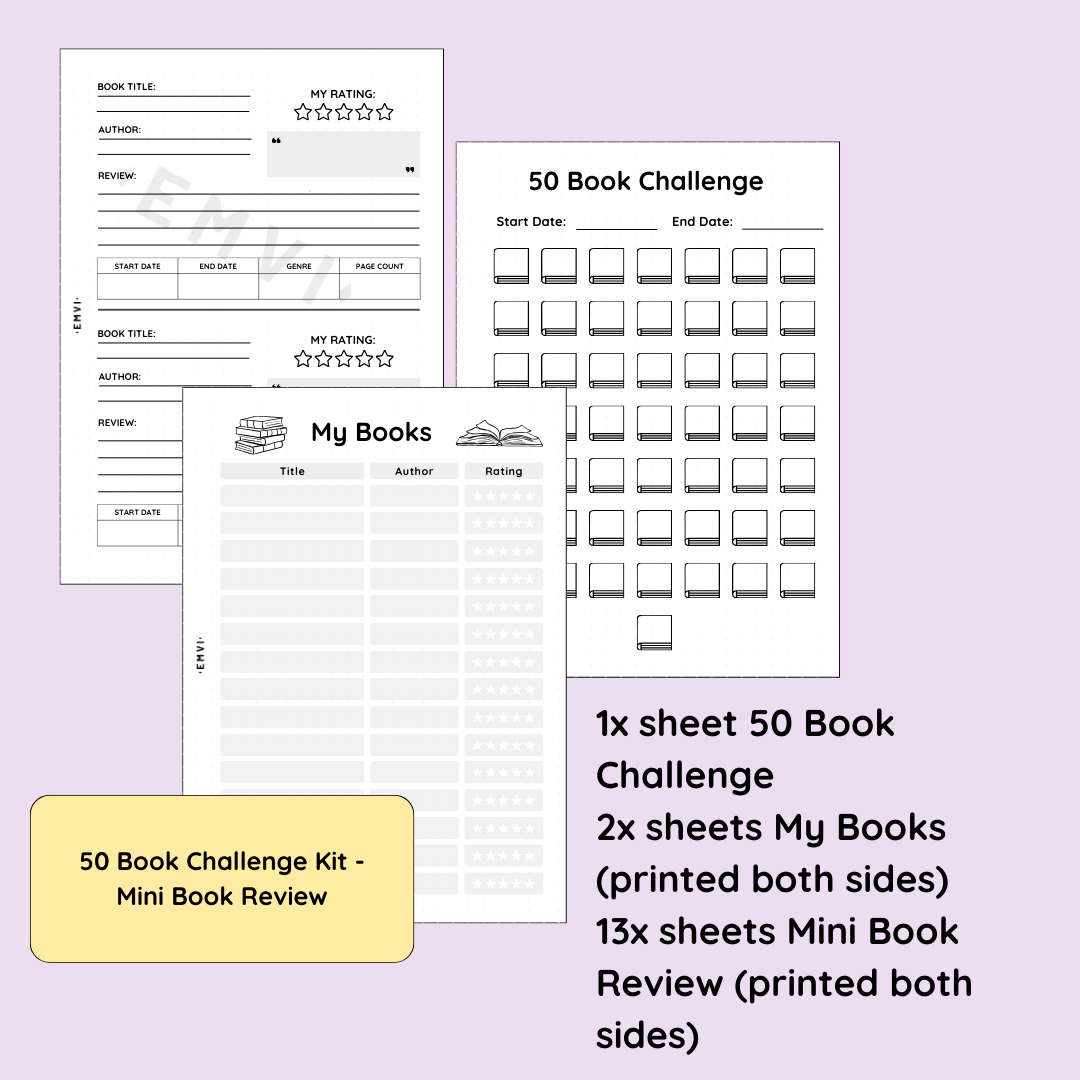 Reading Challenge Journal