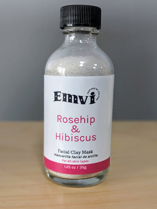 Rosehip & Hibiscus Facial Clay Mask