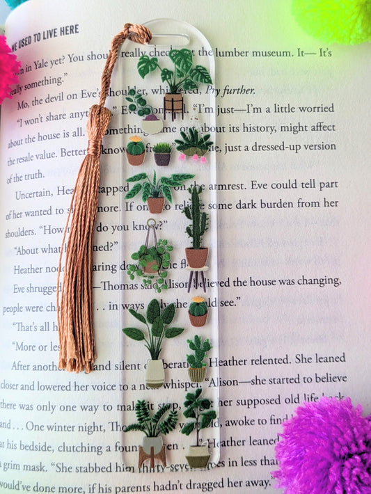 Plants Acrylic Bookmark