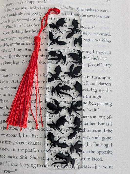 Fantasy Dragons Acrylic Bookmark