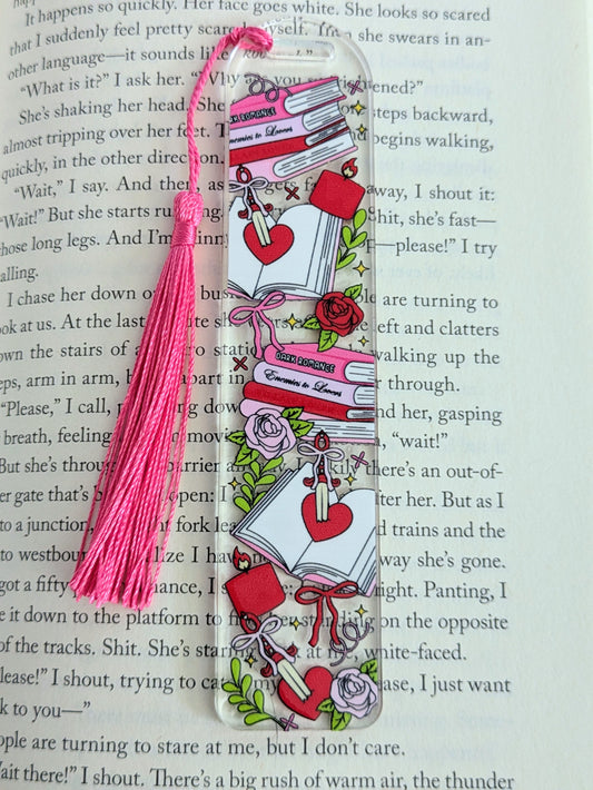 Dark Romance Acrylic Bookmark