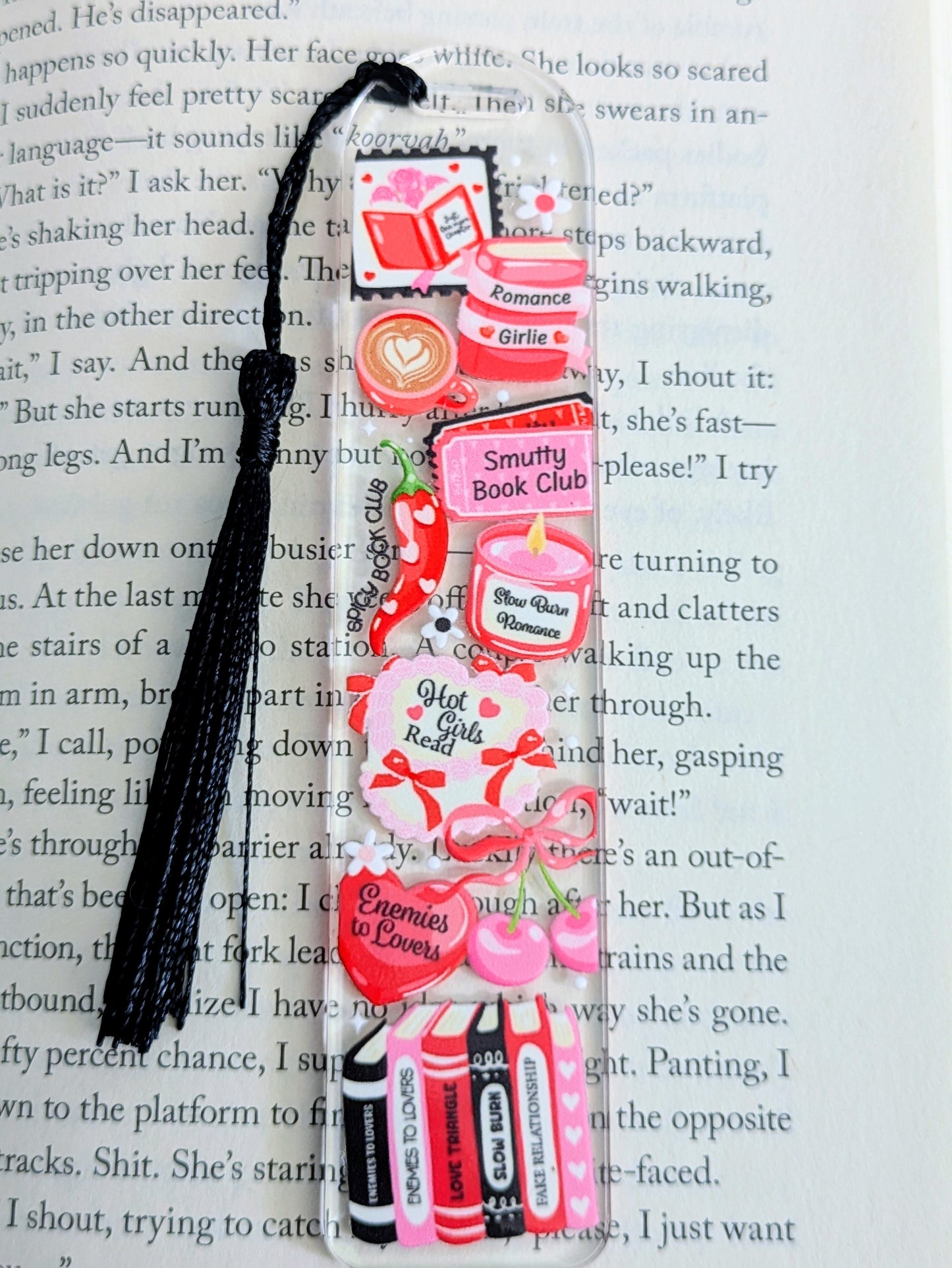 Smutty Book Club Acrylic Bookmark