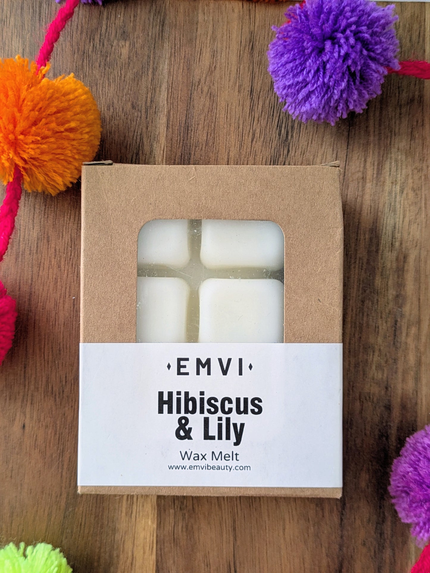 Hibiscus & Lily Wax Melt Clamshell