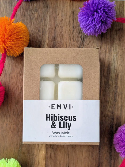 Hibiscus & Lily Wax Melt Clamshell