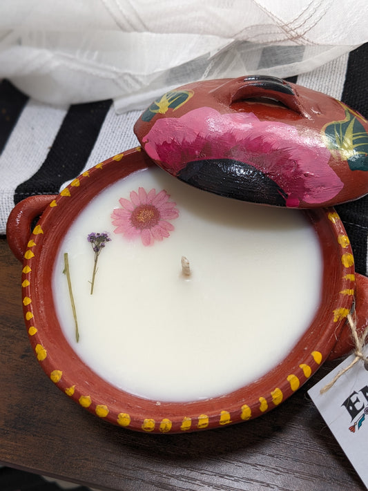 Florece Cazuelita Soy Candle