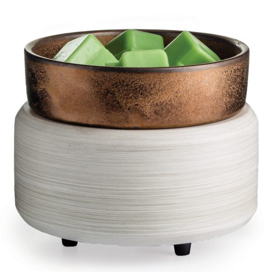 White Washed Bronze 2-In-1 Classic Wax Warmer